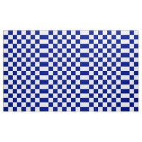 Tela a cuadros real del azul y blanca del modelo