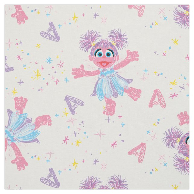 Tela Abby Cadabby Sparkle Pattern (Retal)