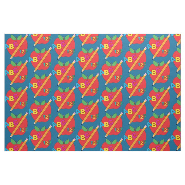 Tela abc 123 ("Cuarto gordo" (fat quarter))
