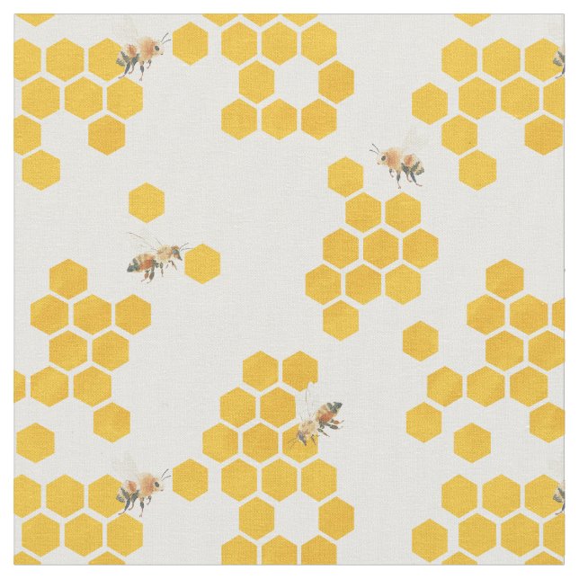 Tela Abeja de panal (De cerca)