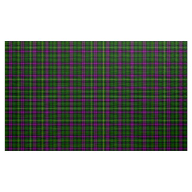 Tela Abercrombie Tartan Purple y Green Plaid Fabric (Yarda)