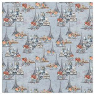 Tela Abraza el país francés viviendo en un azul pálido 