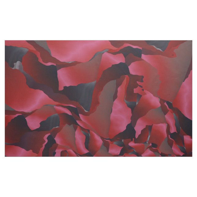 Tela Abstracción desgastada roja (Yarda)
