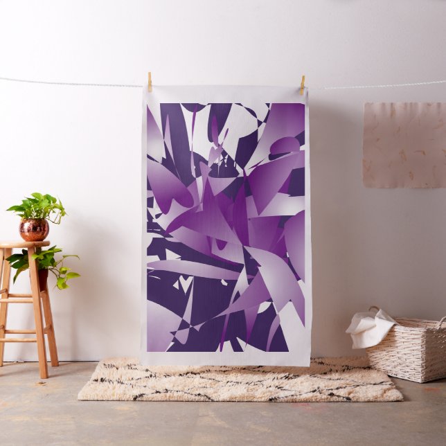 Tela abstracción ultravioleta (In Situ)