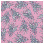 Tela Abstract Grapes Pattern Pink Fabric