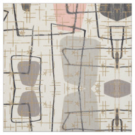 Tela abstracta moderna de mediados de siglo