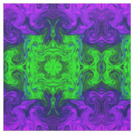 Tela abstracta texturizada púrpura verde de la