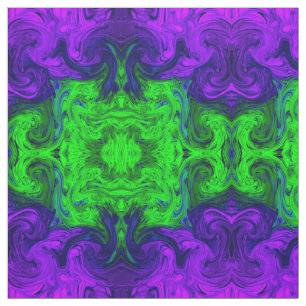 Tela abstracta texturizada púrpura verde de la