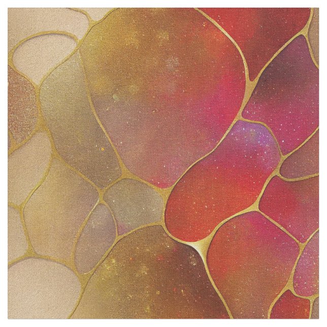 Tela abstracta Viva Magenta 2023 (De cerca)