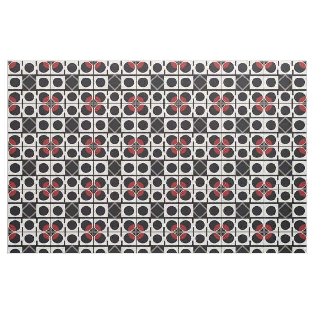 Tela Abstracto Geométrico Moderno ("Cuarto gordo" (fat quarter))