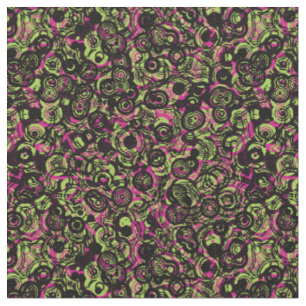 Tela abstracto rosa verde y carbón