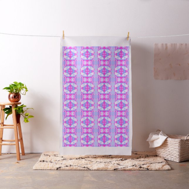 Tela Abstracto Surfing Hot Pink Purple (In Situ)