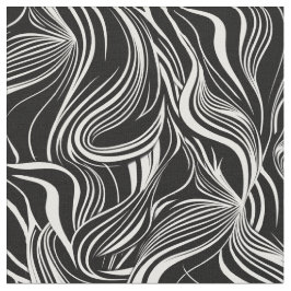 Tela Abstractos sin fisuras en blanco y negro creativos