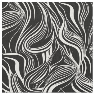 Tela Abstractos sin fisuras en blanco y negro creativos
