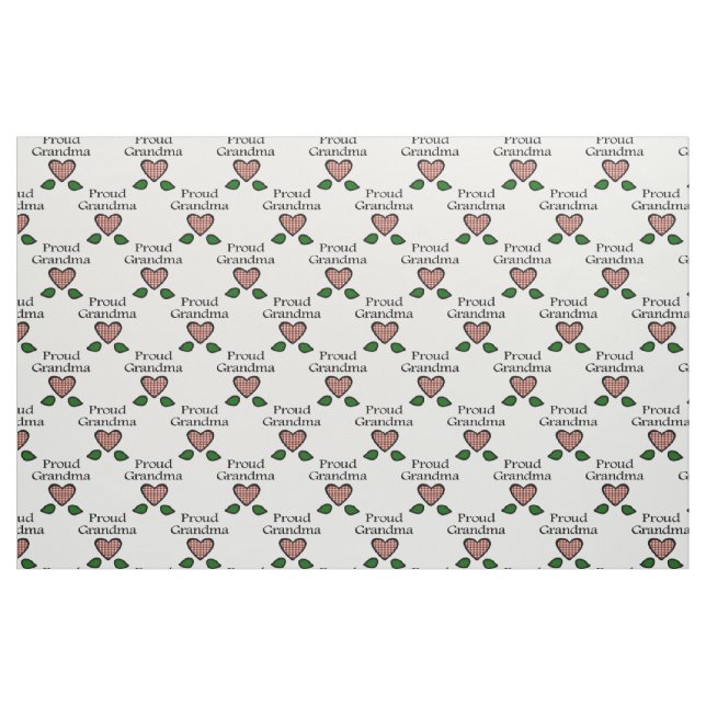 Tela Abuela orgullosa ("Cuarto gordo" (fat quarter))