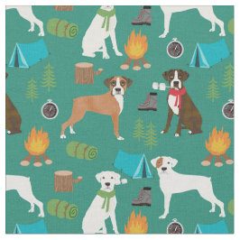 Tela Acampada del perro Boxer