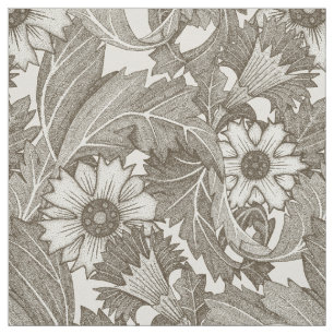 Tela acanthus tea fuerte blanco