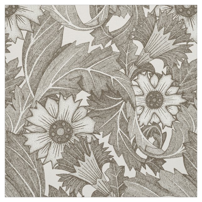 Tela acanthus tea fuerte blanco (Retal)