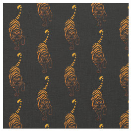 Tela Acecho tribal del tigre