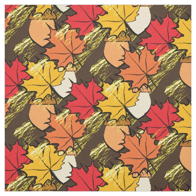 Tela Acordes y hojas IV (Retal)