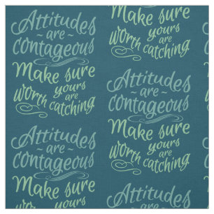 Tela ACTITUDES tejido motivacional de color personaliza