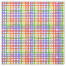 Acuarela Arcoiris Plaid / Gingham