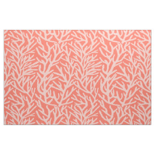 Tela Acuarela De Coral Rosa En La Costa De La Bisque De