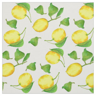 Tela Acuarela de frutas de cítricos de Lemons