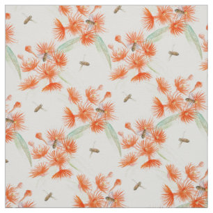 Tela acuarela de goma de flor