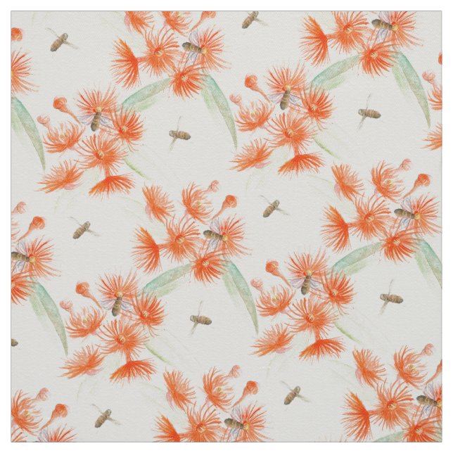 Tela acuarela de goma de flor (Retal)