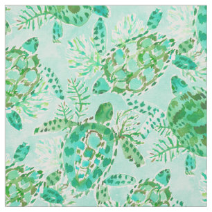 Tela Acuarela de la aguamarina del verde del FLOTADOR