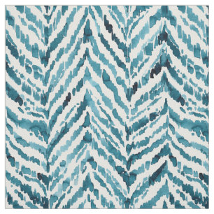 Tela Acuarela del estampado de zebra del safari de