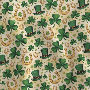Tela Acuarela Día de San Patricio
