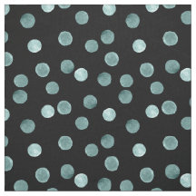 Acuarela. En puntos de polka azul.