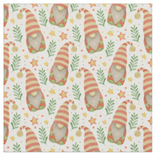 Tela Acuarela Gnome Escandinavo Navideño Lindo