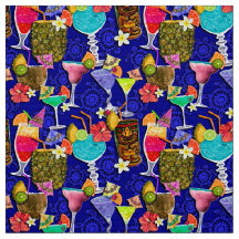 Acuarela TROPICAL del ALCOHOL de los CÓCTELES de