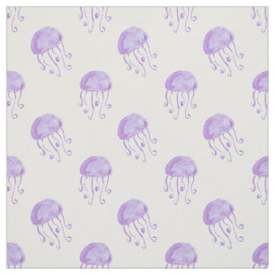 Tela acuarela violeta diseño de playa