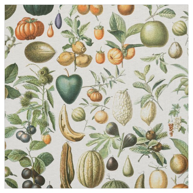 Tela Adolphe Millot Fruits (Retal)