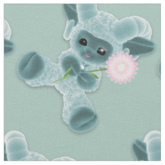 Tela Adorable bebé Plush Toy Ram Country Green