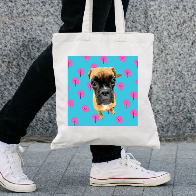 Tela Adorable bolso de amor de perro de boxeador de bol (Subido por el creador)