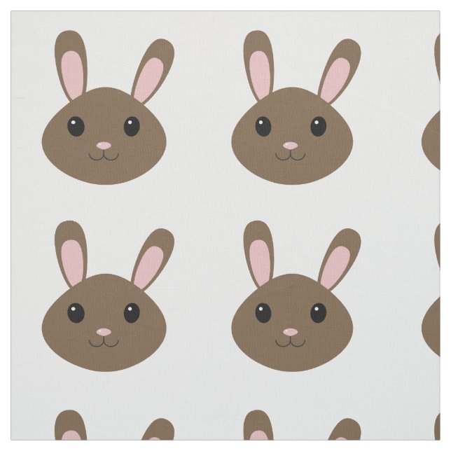Tela Adorable Brown Bunny (Retal)