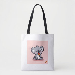 Tela "Adorable Drooling Koala: Aburrido bolso de diseño