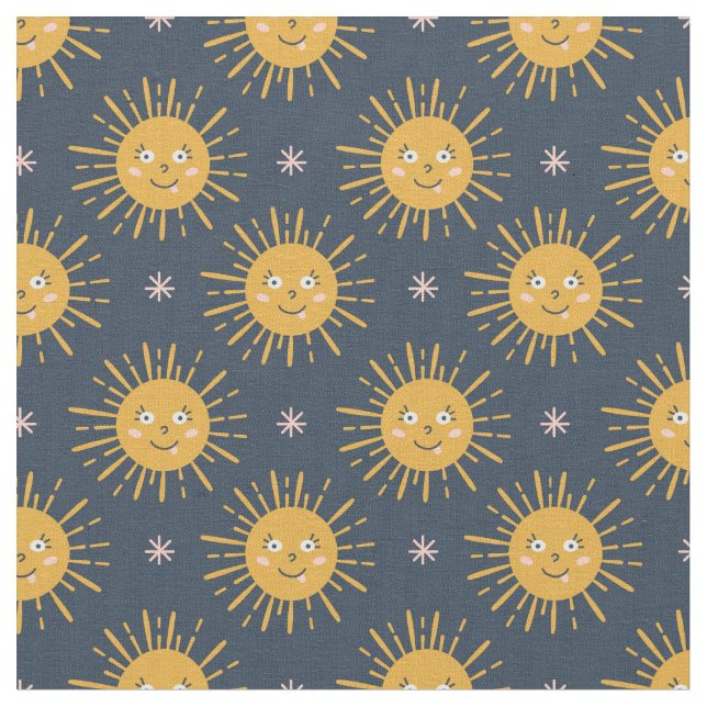 Tela Adorable Happy Sun (De cerca)