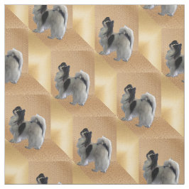 Tela Adorable Papillon Cubes de Oro