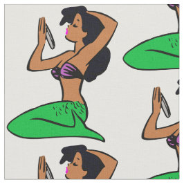 Tela afro latina mermaid