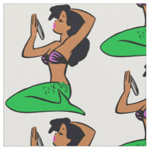 Tela afro latina mermaid