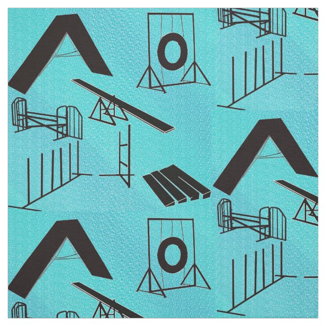 Tela Agilidad del deporte del perro (Retal)