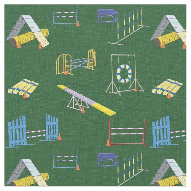 Tela Agilidad del perro (De cerca)