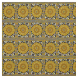 Tela Agradable arte de diseño floral africano