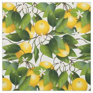 Tela Agrios de los limones florales